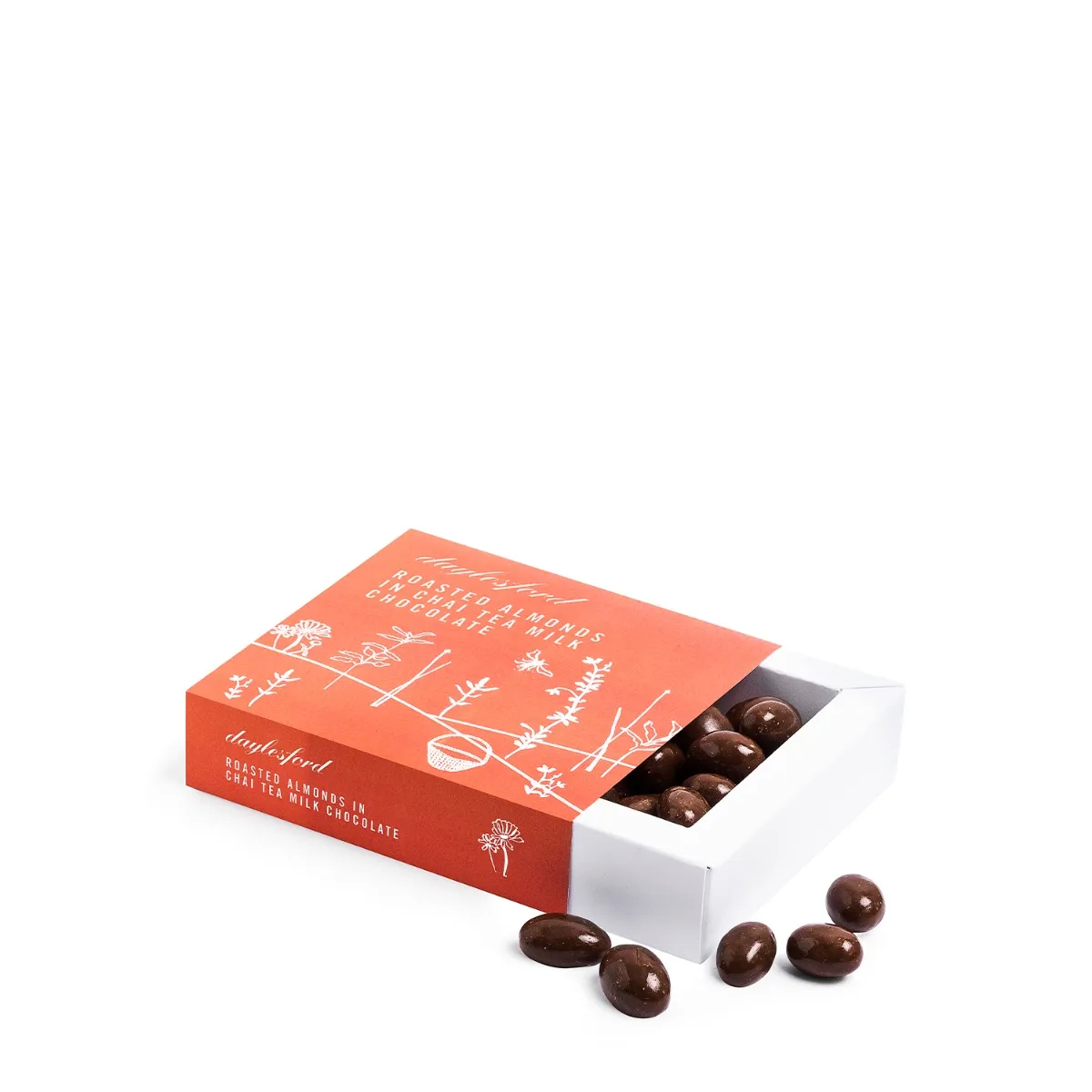 Roasted Almonds in Chai Tea Milk Chocolate 