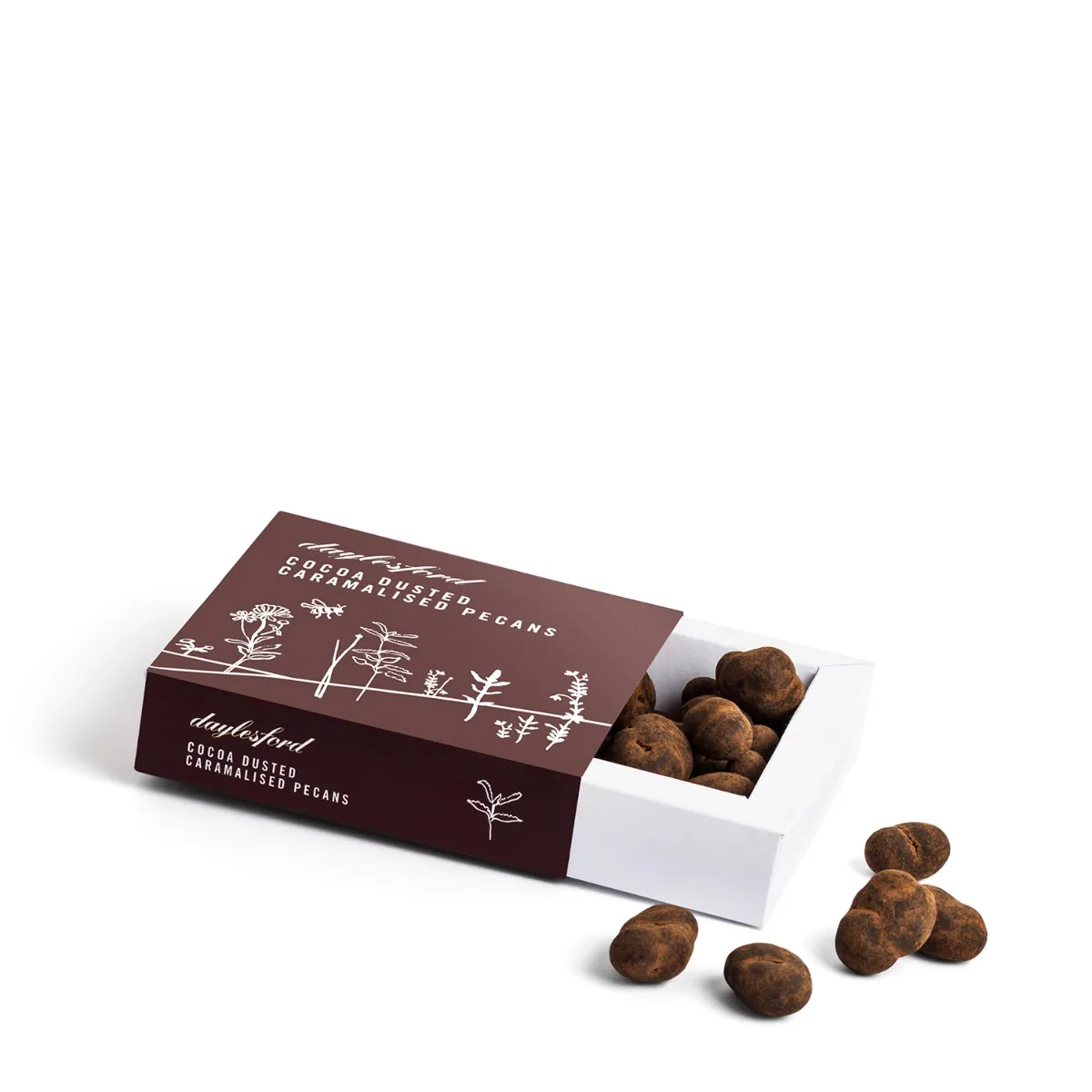 Cocoa Dusted Caramelised Pecans 