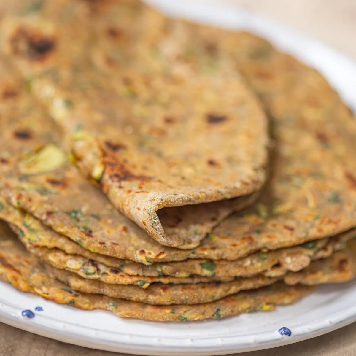 Courgette Paratha â?a guest recipe by Romy Gill 