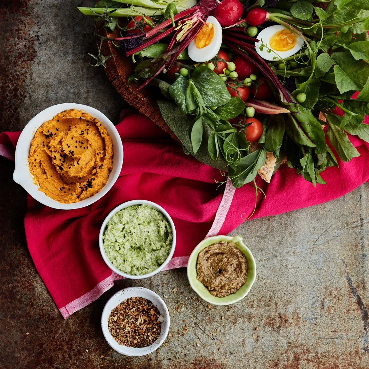 Summer Dips with Market Garden CruditÃ©s 