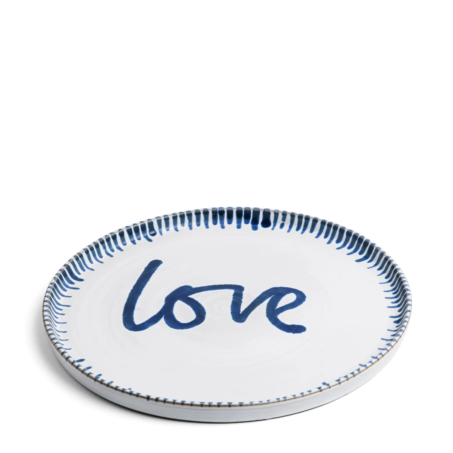 Galley Love Large Blue Plate 