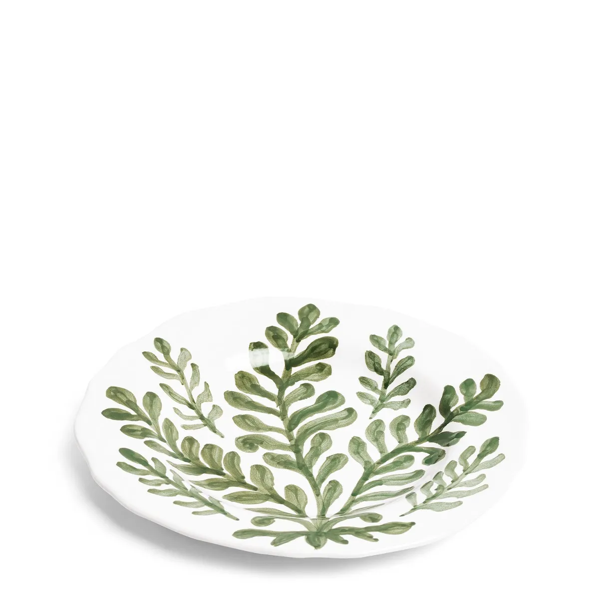 Leaf Dinner Plate Green 