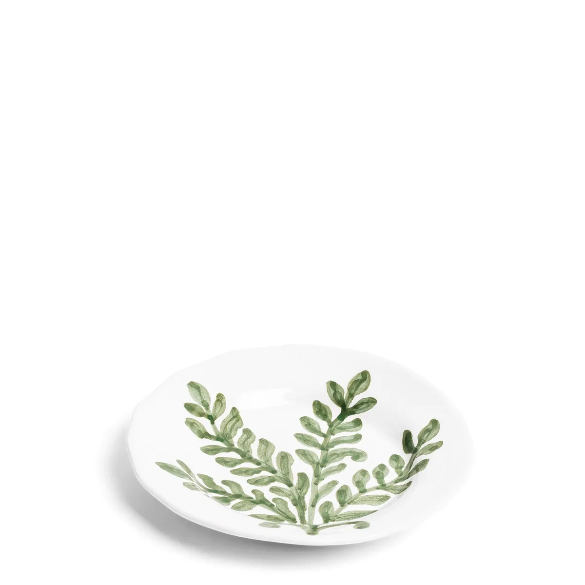 Leaf Side Plate Green 