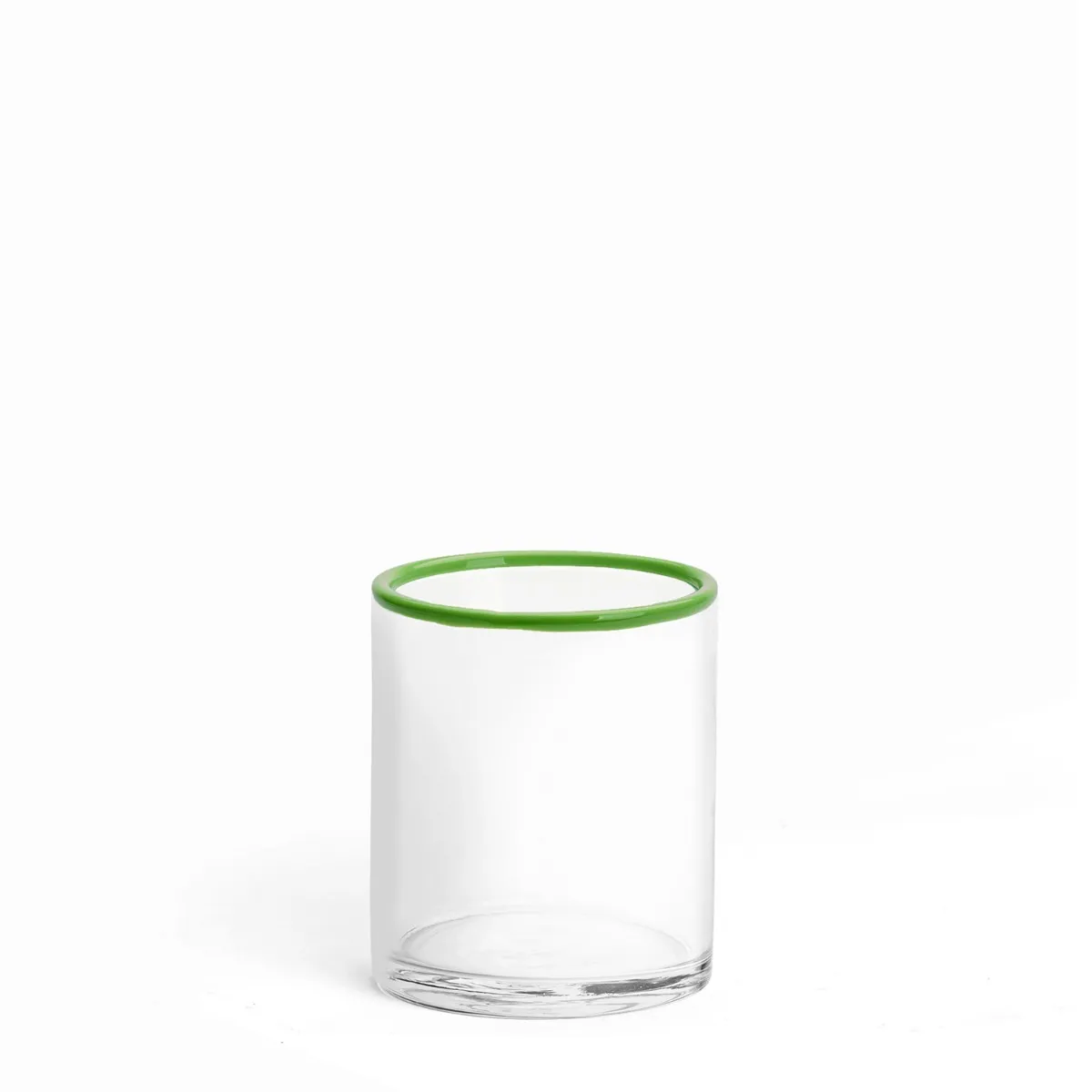 Idbury Low Ball Green Rim 