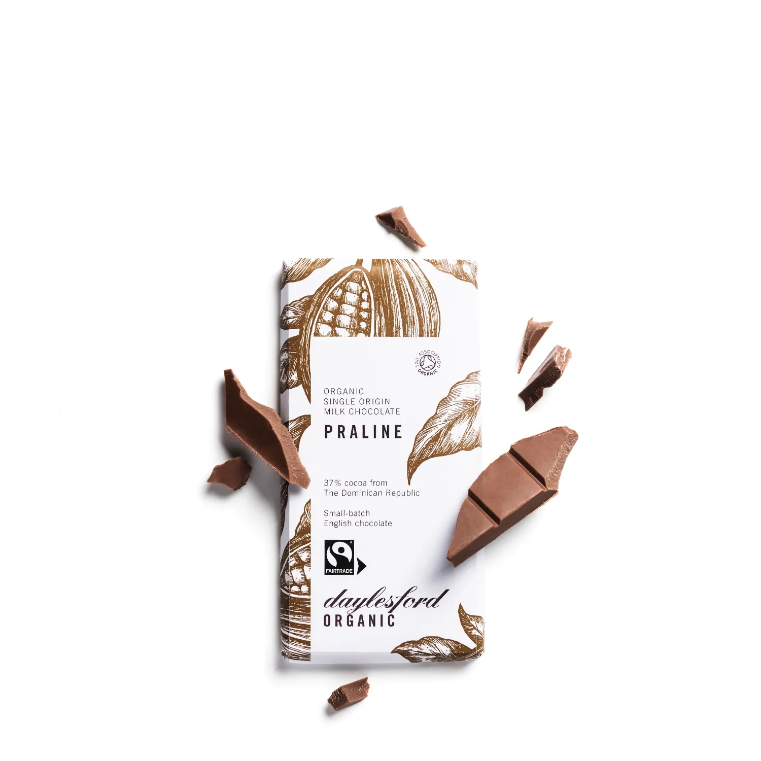 Single Origin Milk Chocolate Praline Bar 
