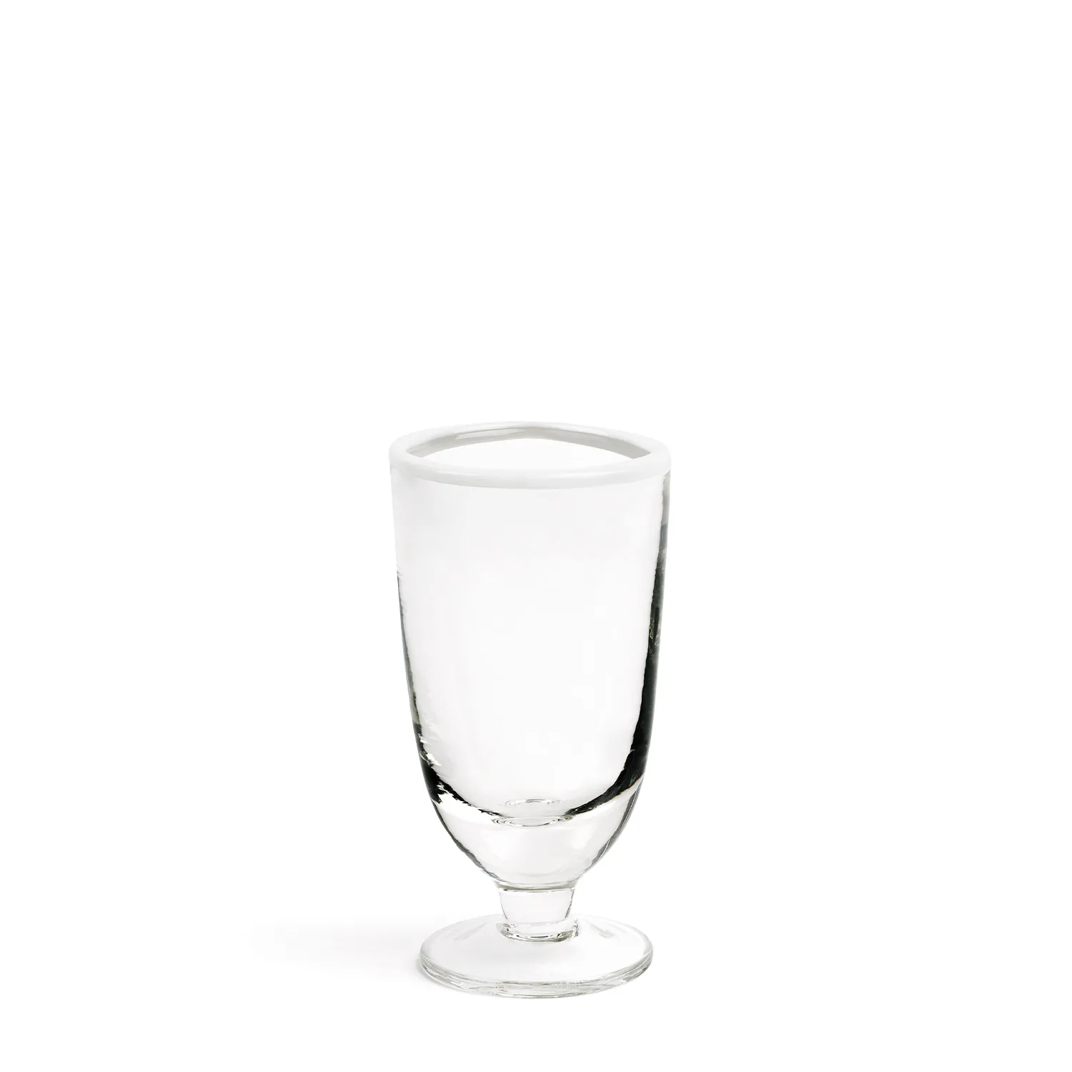 Ledbury Wine Glass White Tipped 