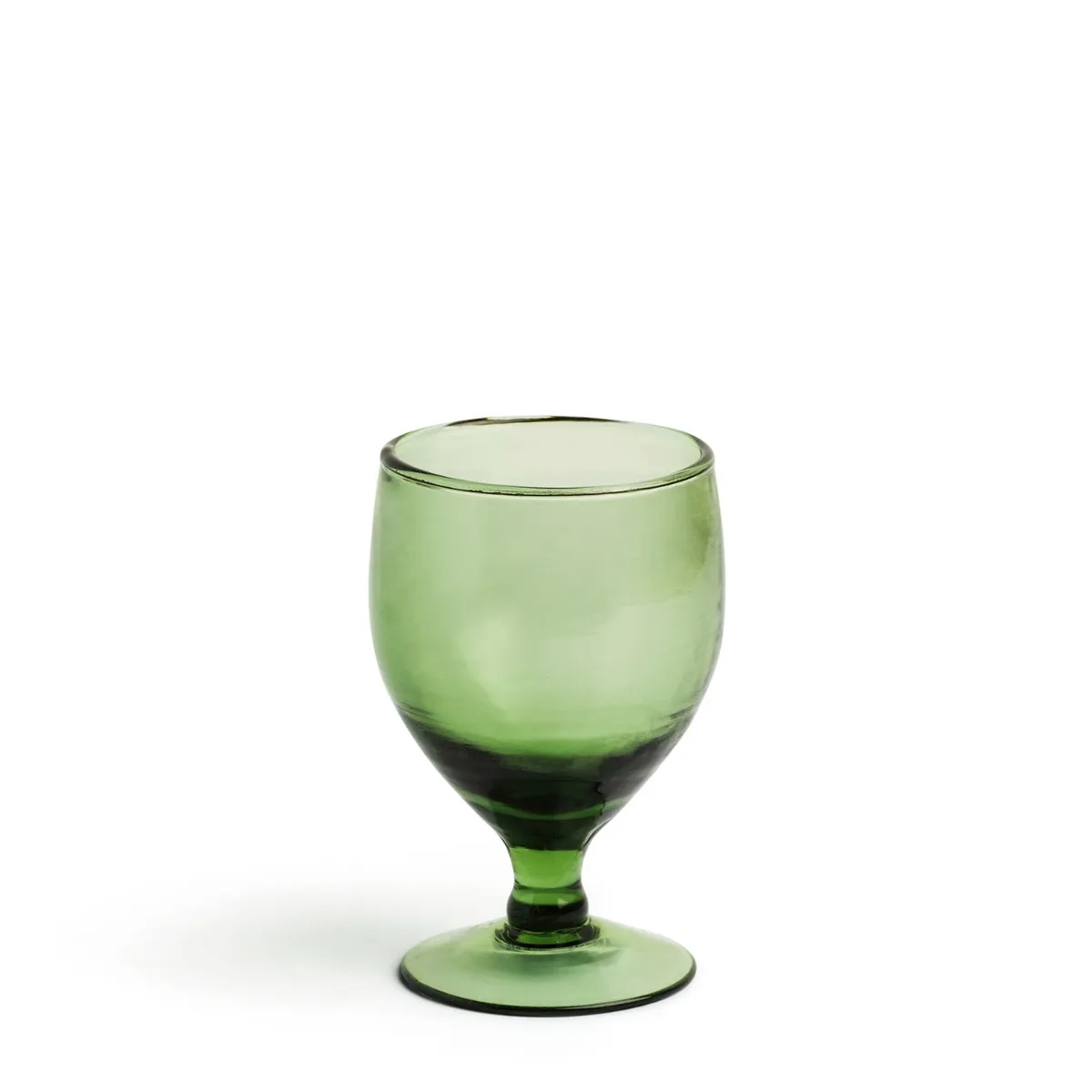 Wine Glass Smoke Green 