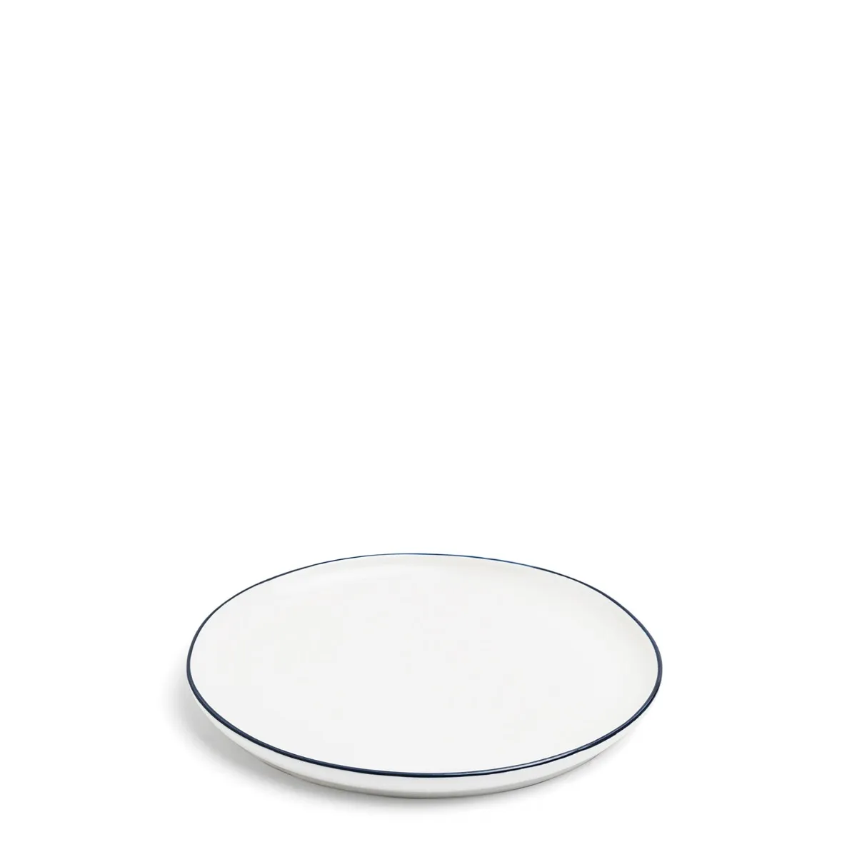 Edge Dessert Plate Blue 