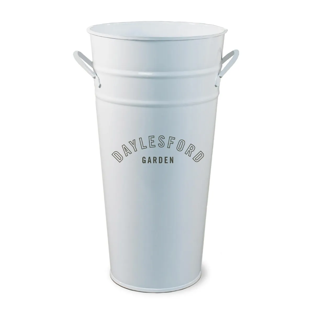 White Florist Bucket Large 