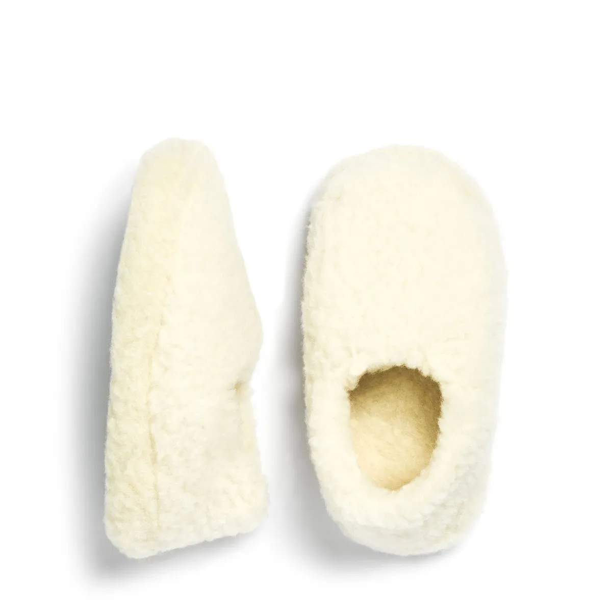 Wool Slippers Natural 