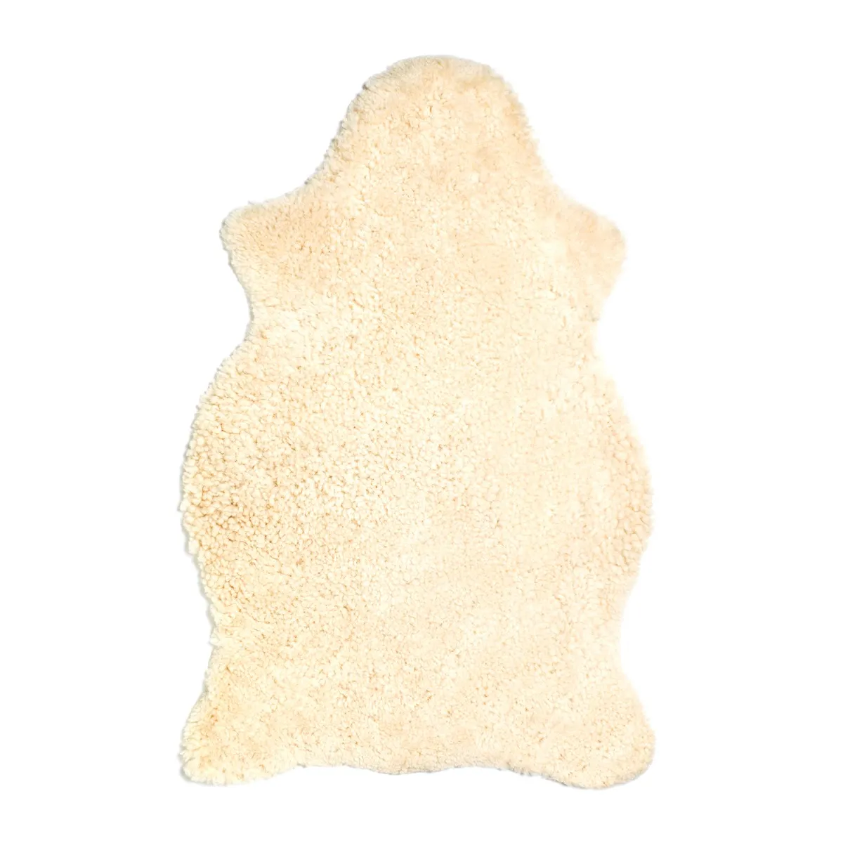 Ella Shorthair Sheepskin Rug in Cream 