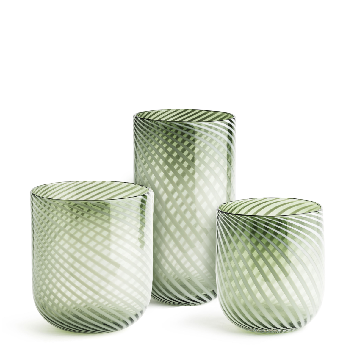 Mondrian Vase Dark Green 