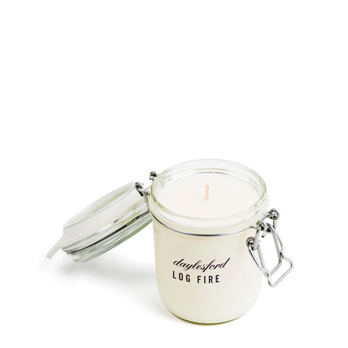 Log Fire Candle 