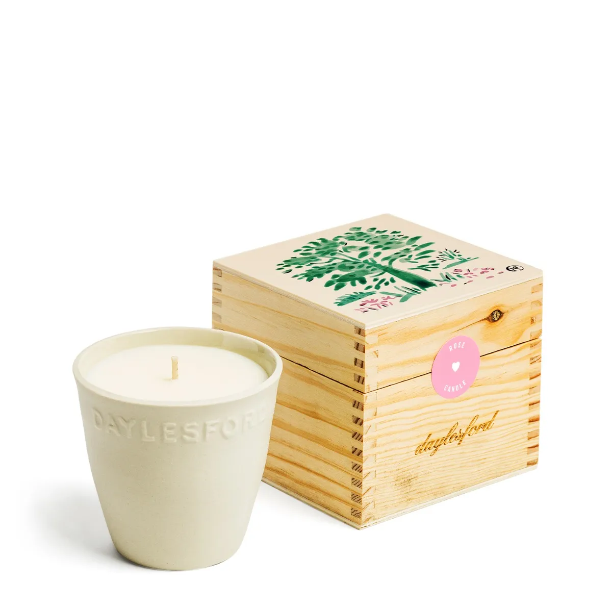 Limited Edition Rose Botanic Candle 