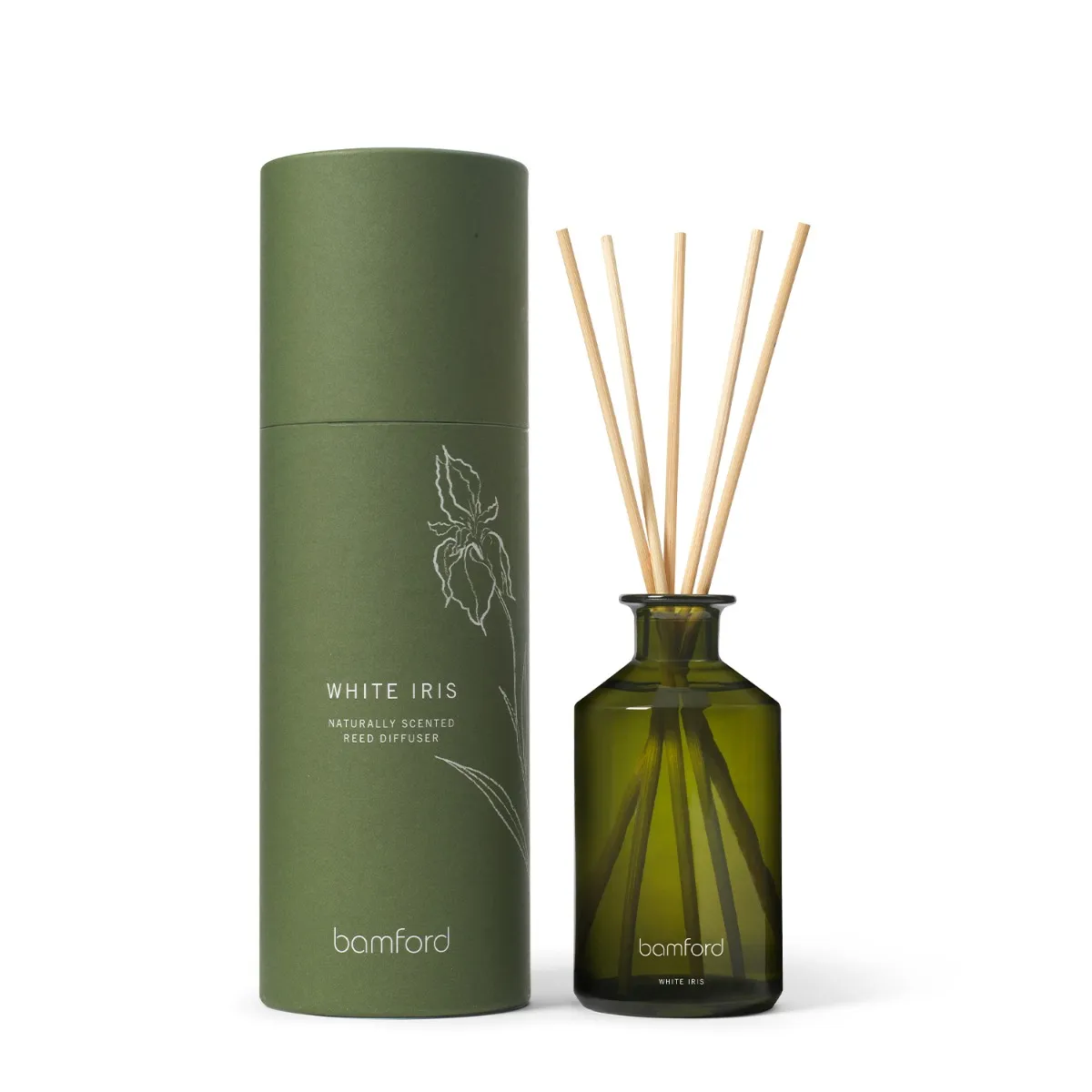 Bamford White Iris Flora Diffuser Gift Set 