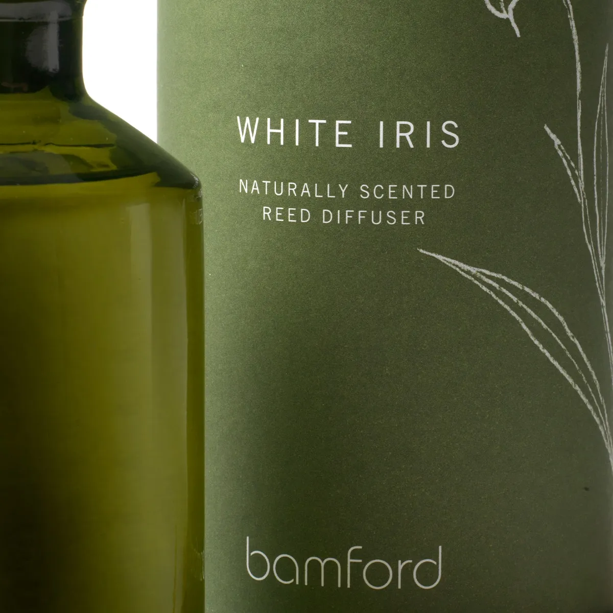 Bamford White Iris Flora Diffuser Gift Set