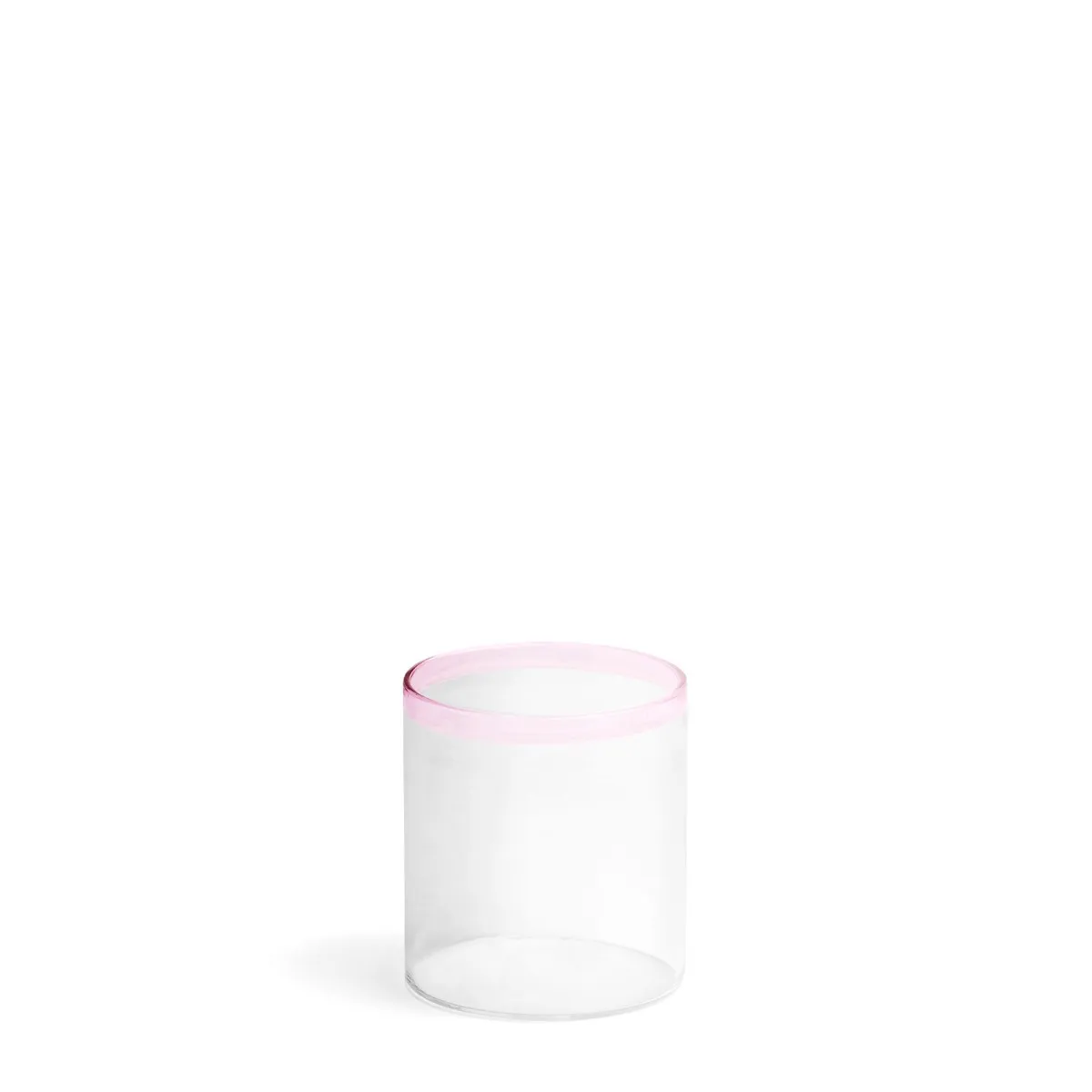 Tealight Holder Pink Rim 
