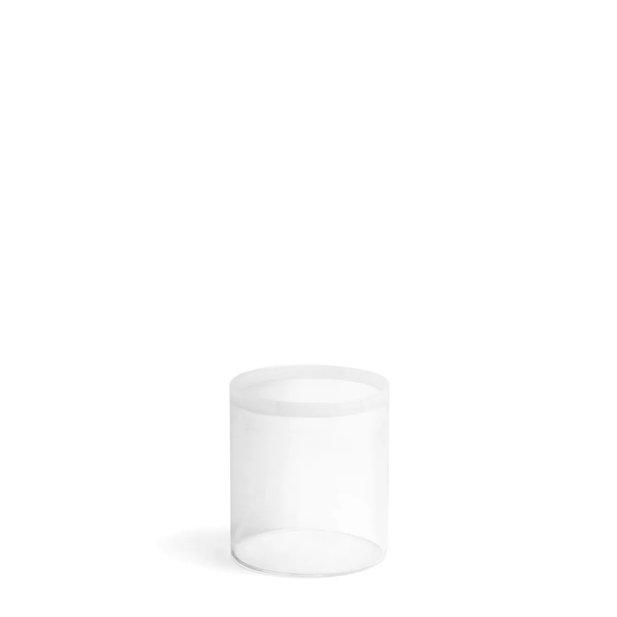 Tealight Holder White Rim 