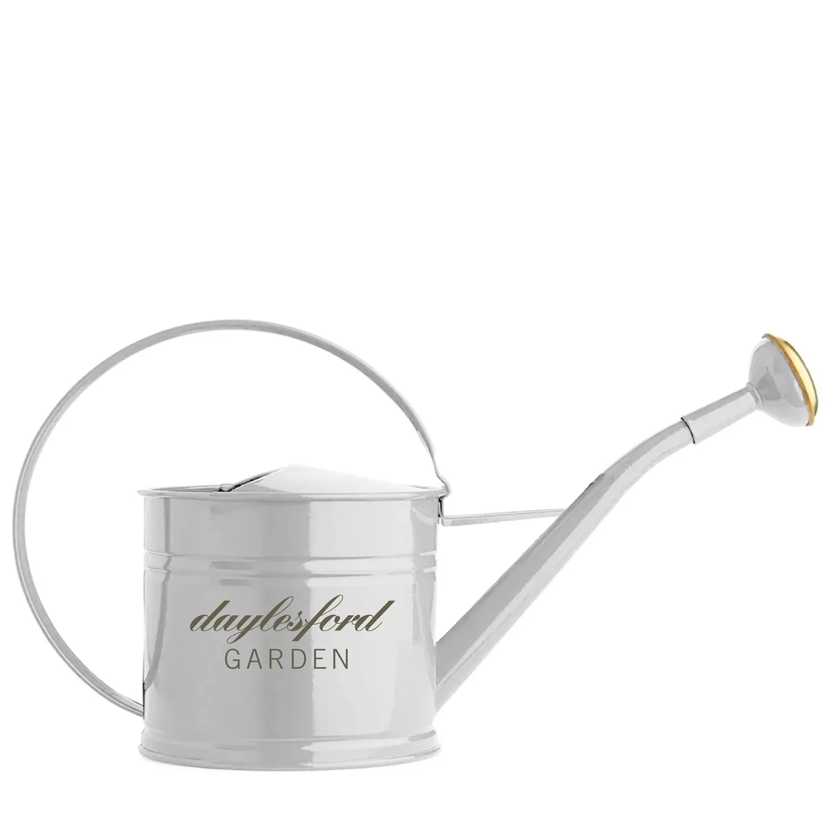 White Outdoor Watering Can Large 