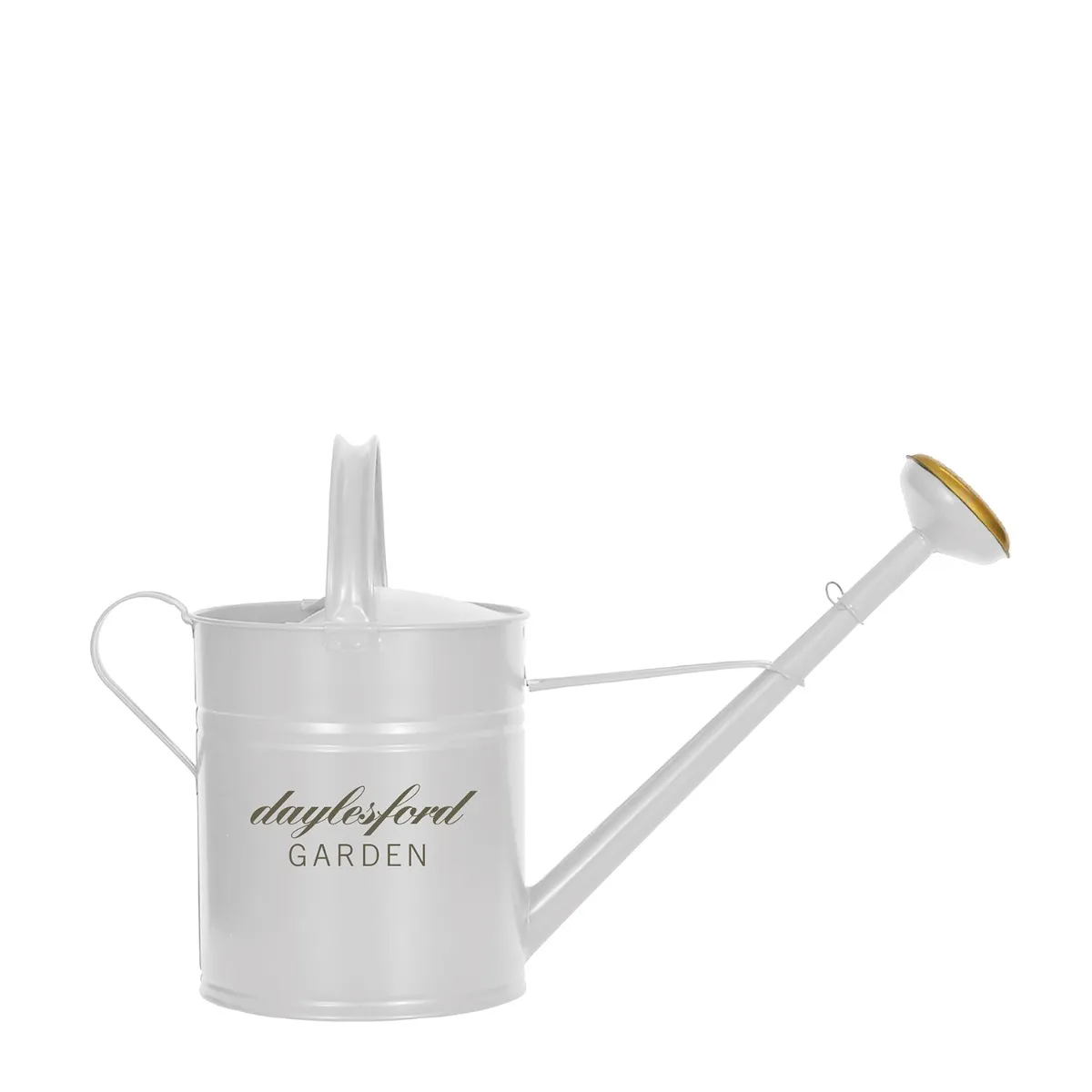 White Outdoor Watering Can Small 