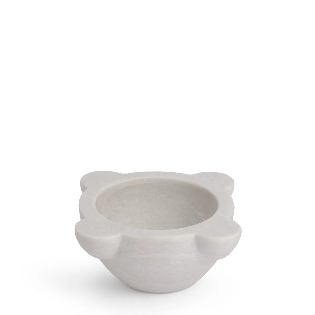 Marble Mortar Bowl with Ears 18.5cm 